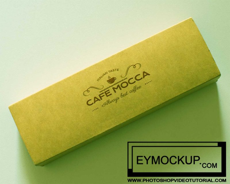 Download Free Realistic Pencil Box Logo Mockups Yellowimages Mockups