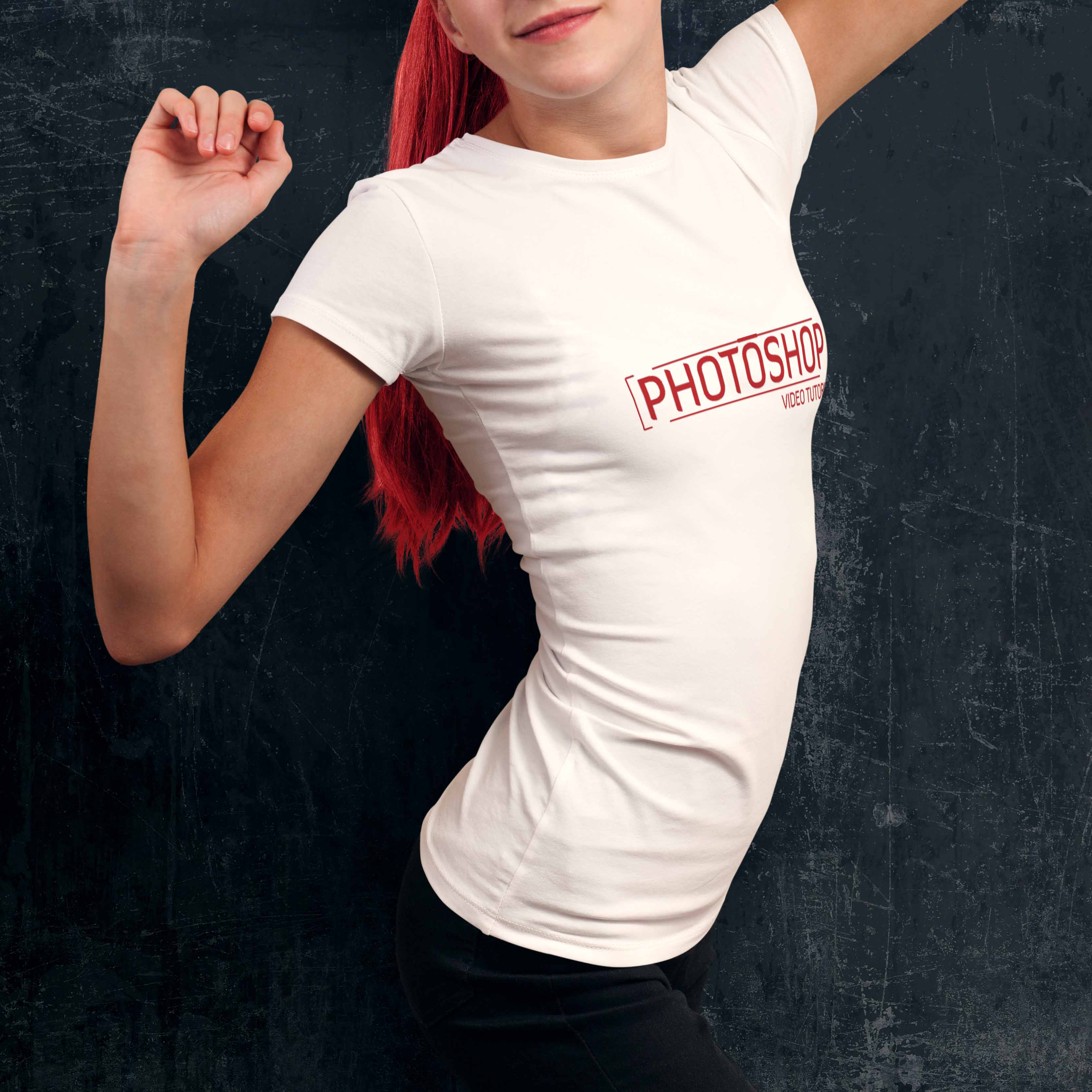 t shirt mockup with model