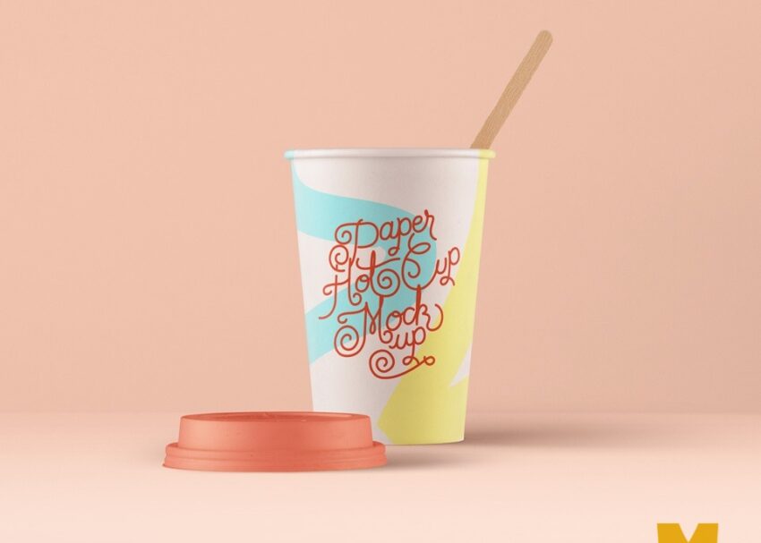 FRee PSD Paper-Hot-Cup-Mockup