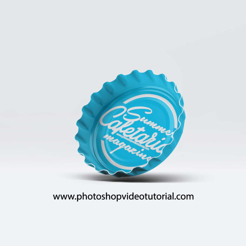 Download Free Download Bottle Cap Presentation Mockup