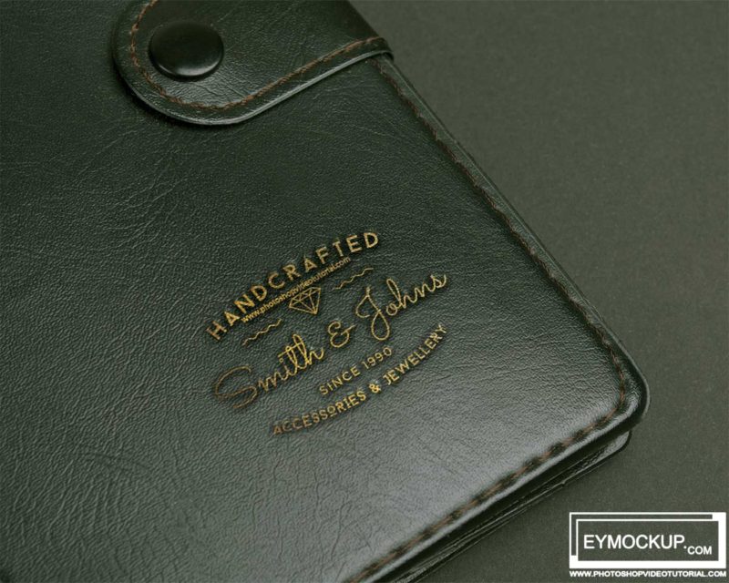Download Free Download Leather Mockup