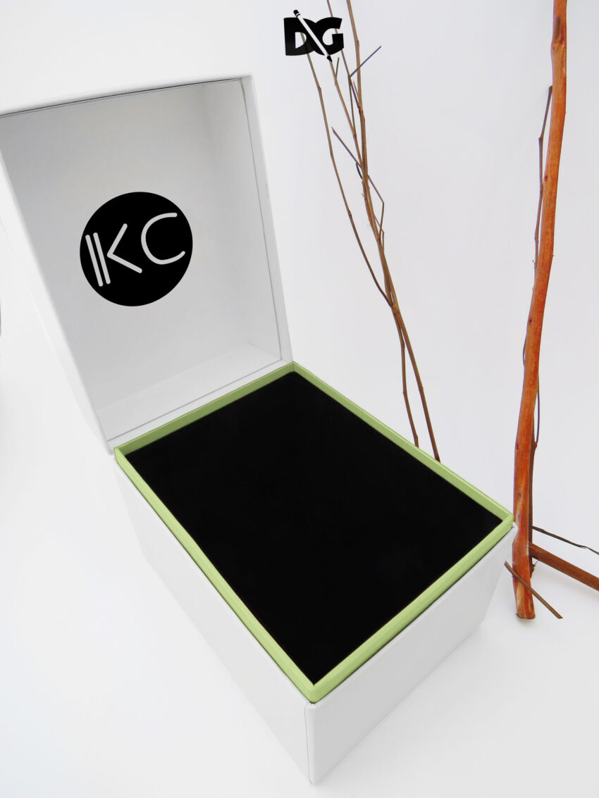 Download Elegant Open Box Logo Mockup