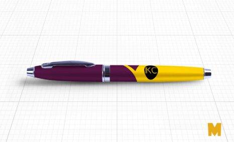 Free Colorful Pen Branding Mockups