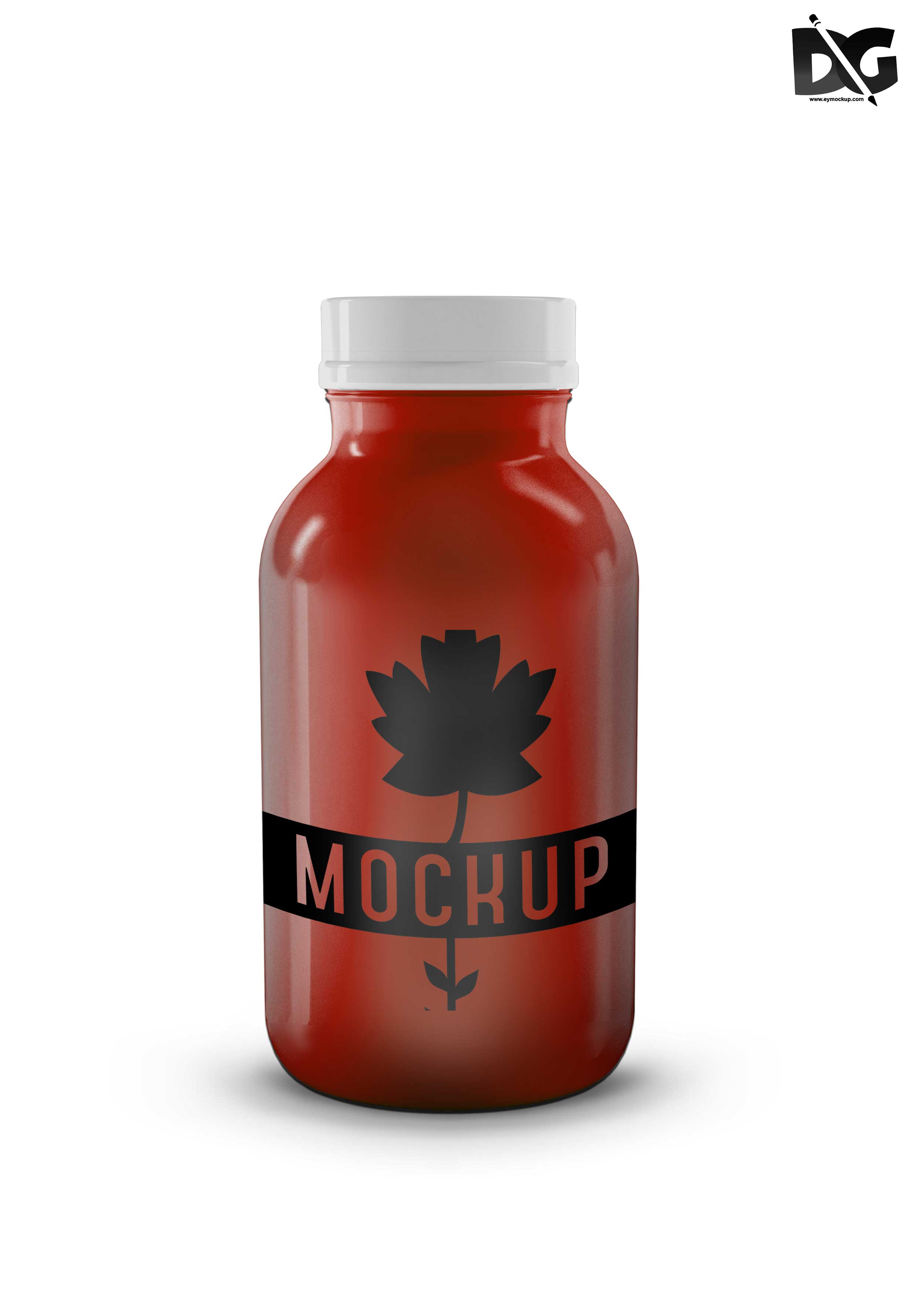 Download Free Mock-up Pill Bottle