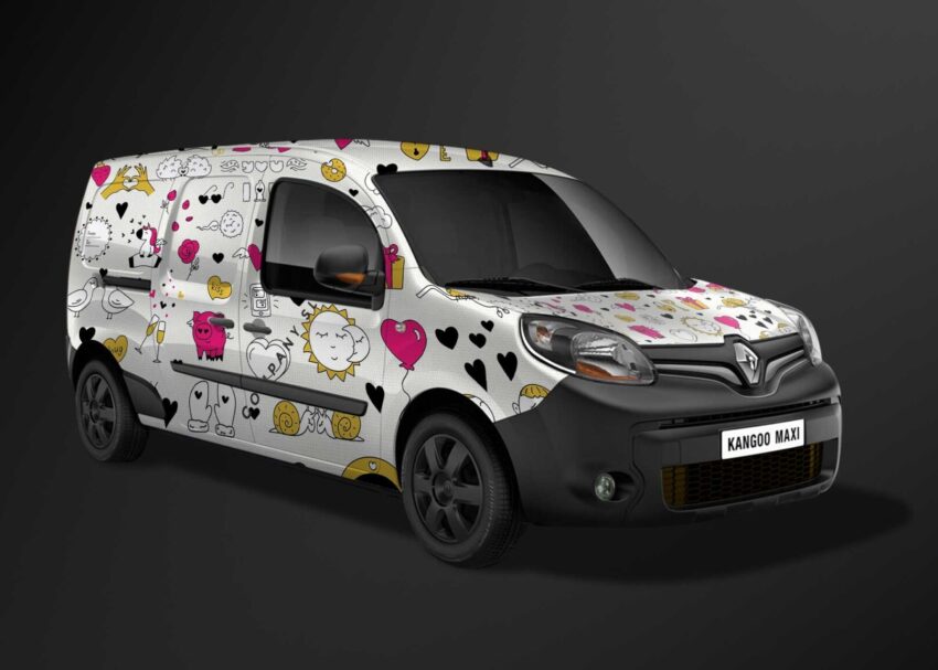 Free Renault Kangoo Maxi Mock-up Premium Mock-up Renault