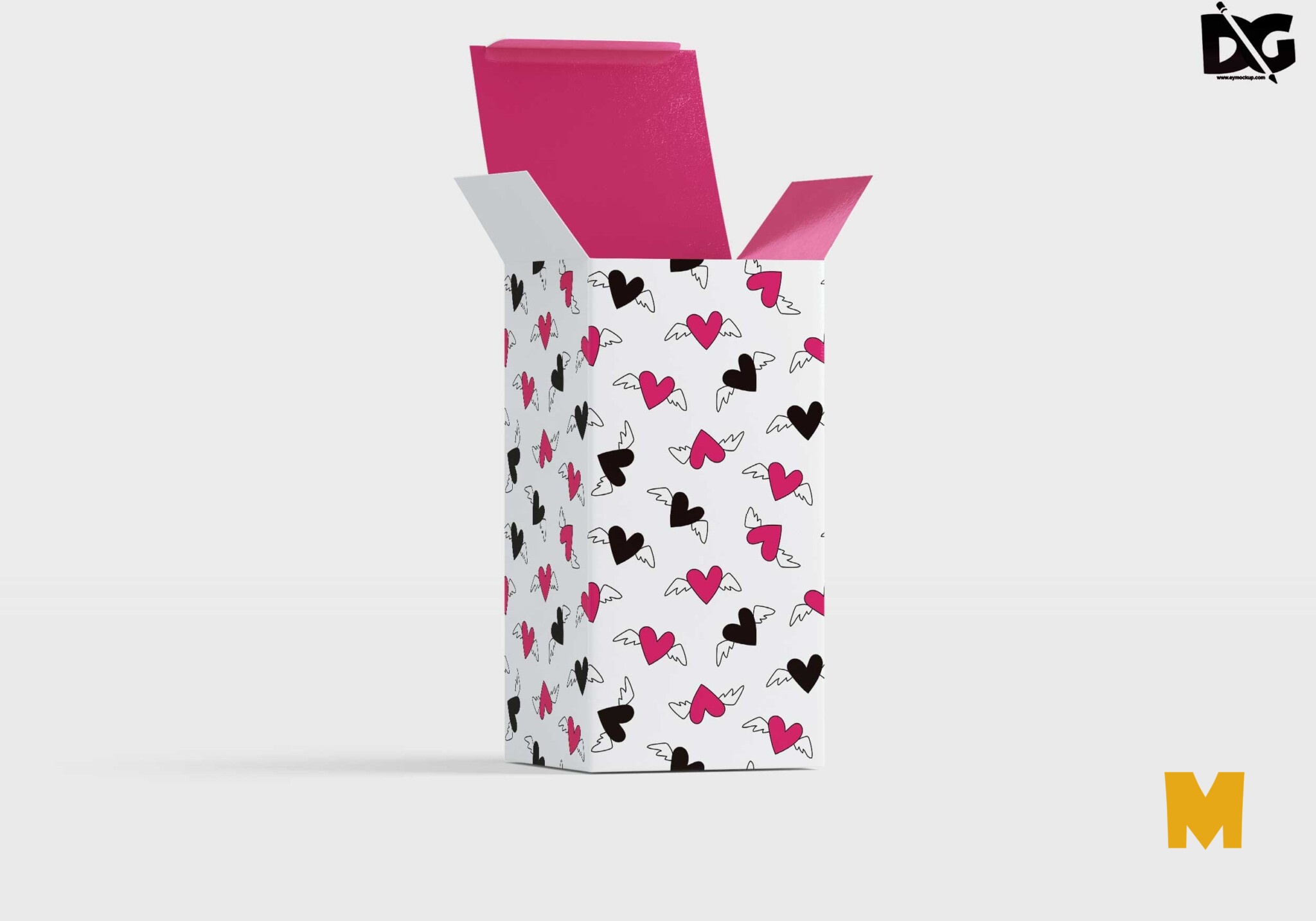 Download Free Open Box Rectangle Design Psd Mockups Psd Mockup Free Mockup