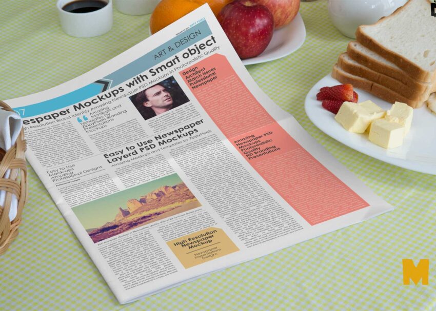 Front Page Mockup