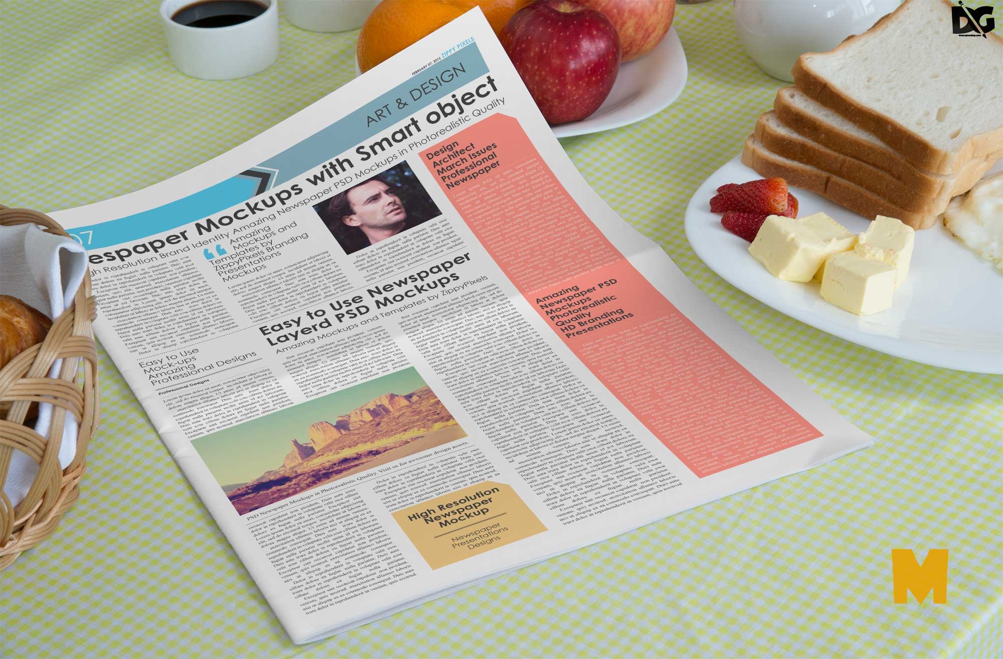 Front Page Mockup