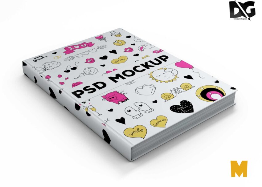 Free Premium Book Front Cover Design Mockup