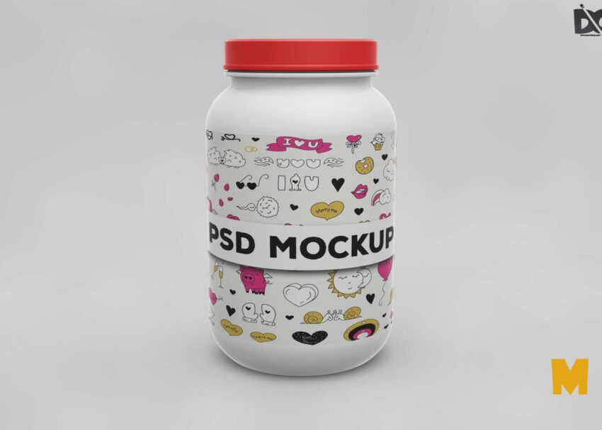 Downloadable Product Bottle PSD Mockup Product Bottle PSD Mockup