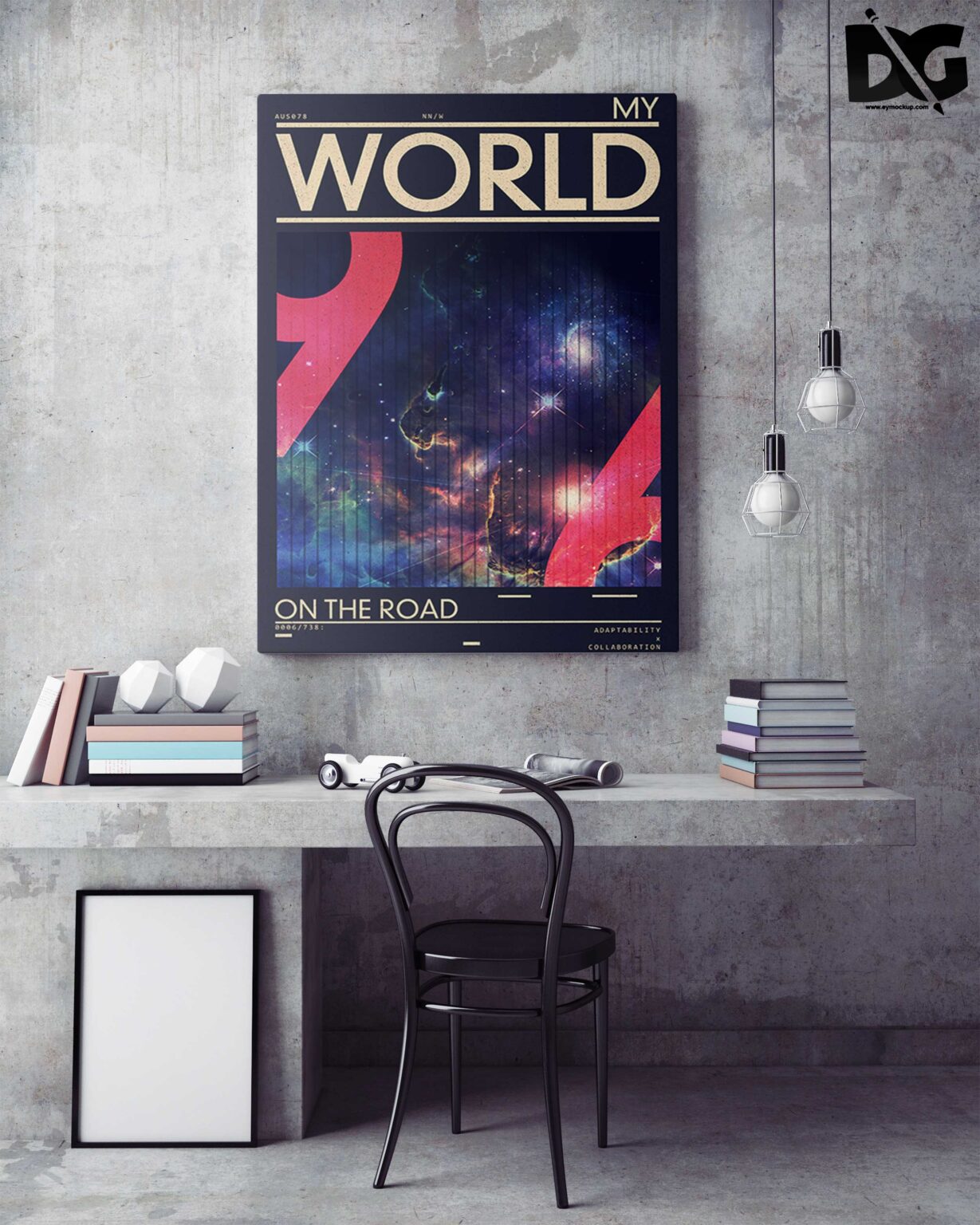 Free Concert Poster Mockup