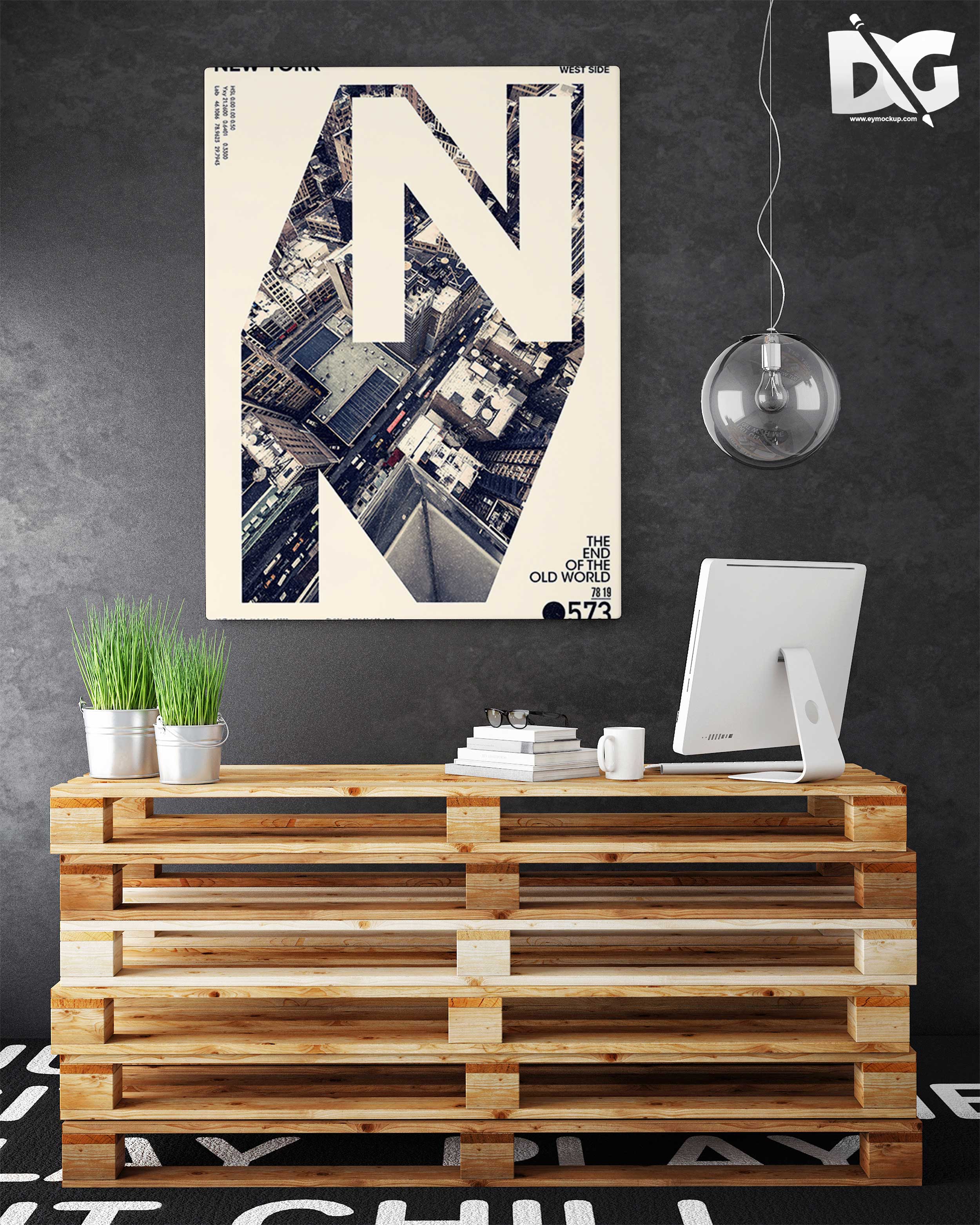 Download Free Study Table PSD Mockups PSD Mockup | Free Mockup