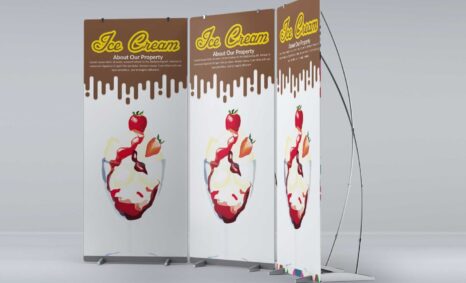 Free Download Rollup Banner Mockup Template