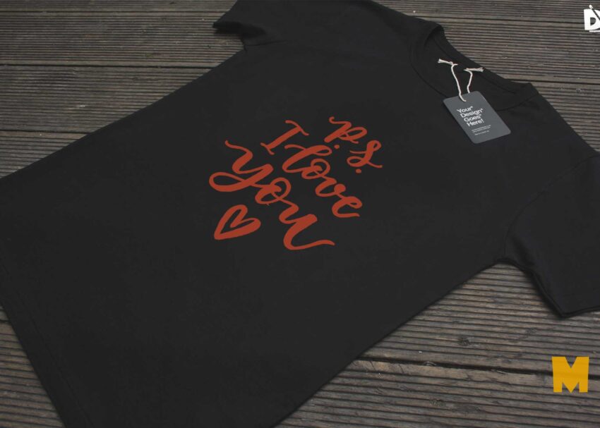 Download Free Black T-shirt Mockup Free T-shirt Mockup
