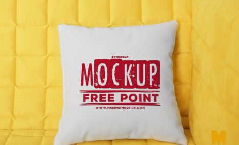 Free Soft Pillow Mockup