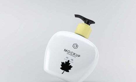 Free Dettol Dispenser Bottle Label Mockup