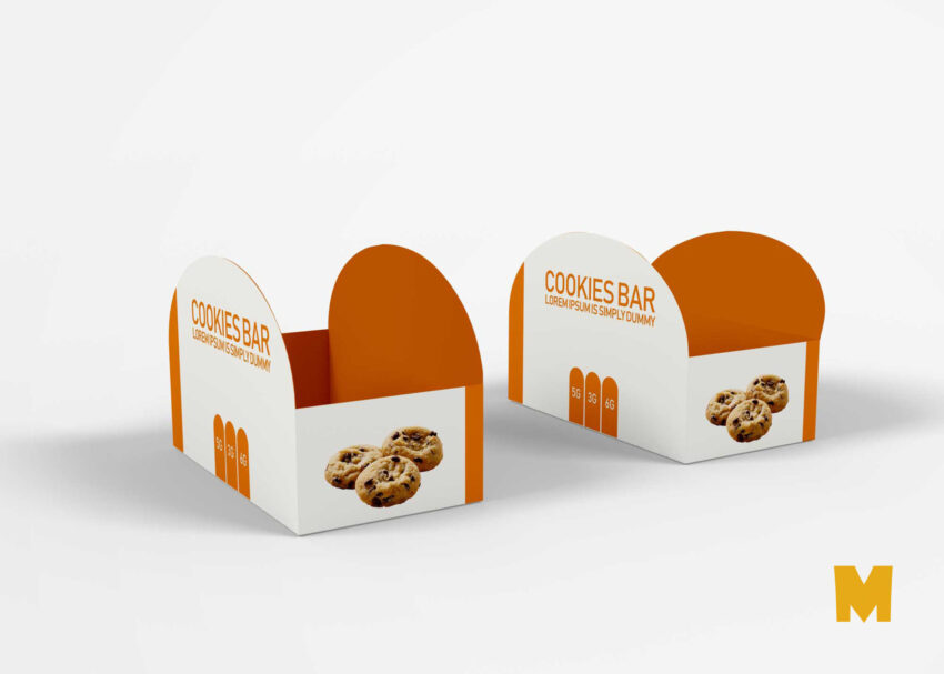 Free Open Donut Box Mockup