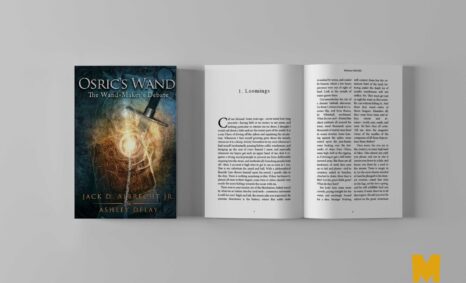 Free Open Book Cover Design Mockup