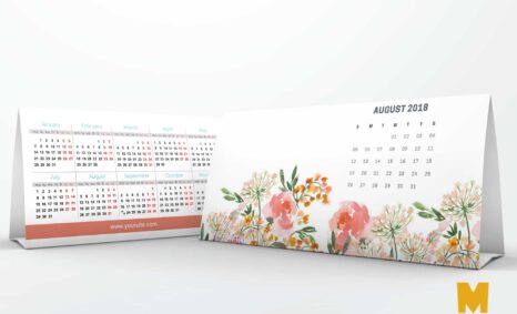 Free Calendar Design Mockup
