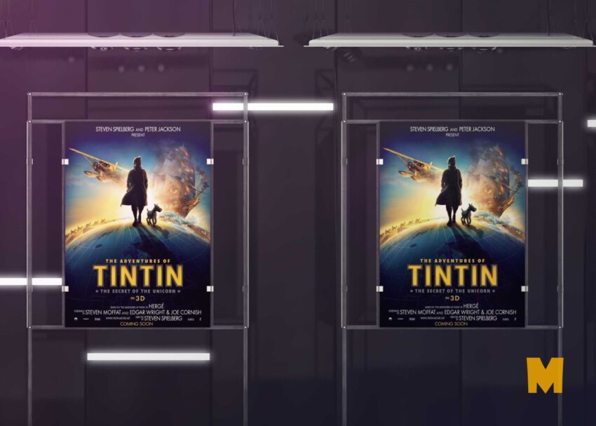 Free Movie Poster Mockup Download New Movie Poster Presentation Mockup