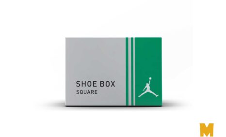 New Shoes Box Label Packaging Mockup