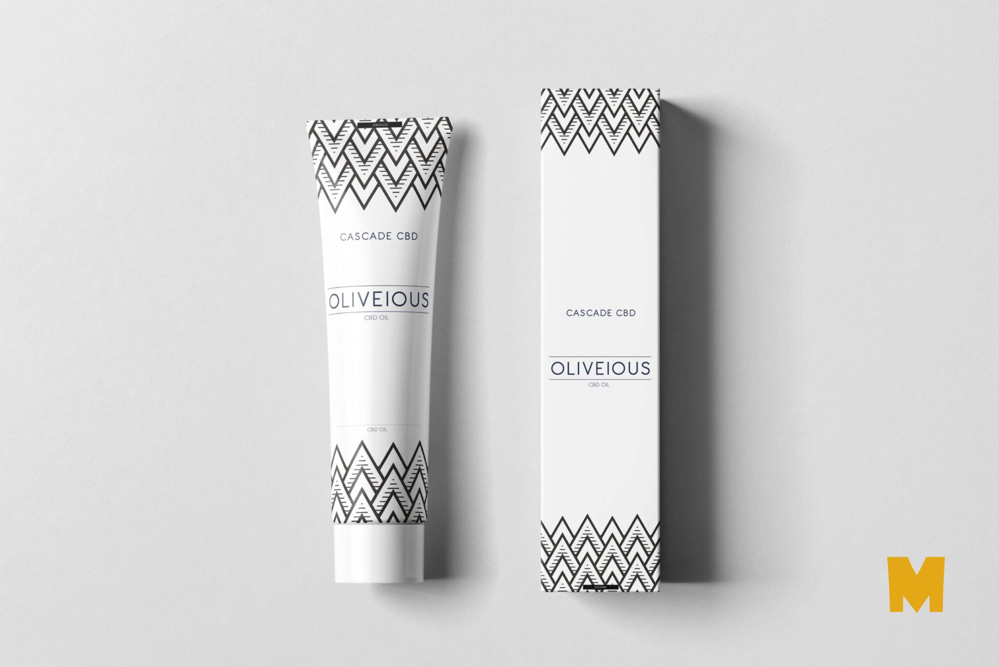 Olive Beauty Cream Packaging Mockup
