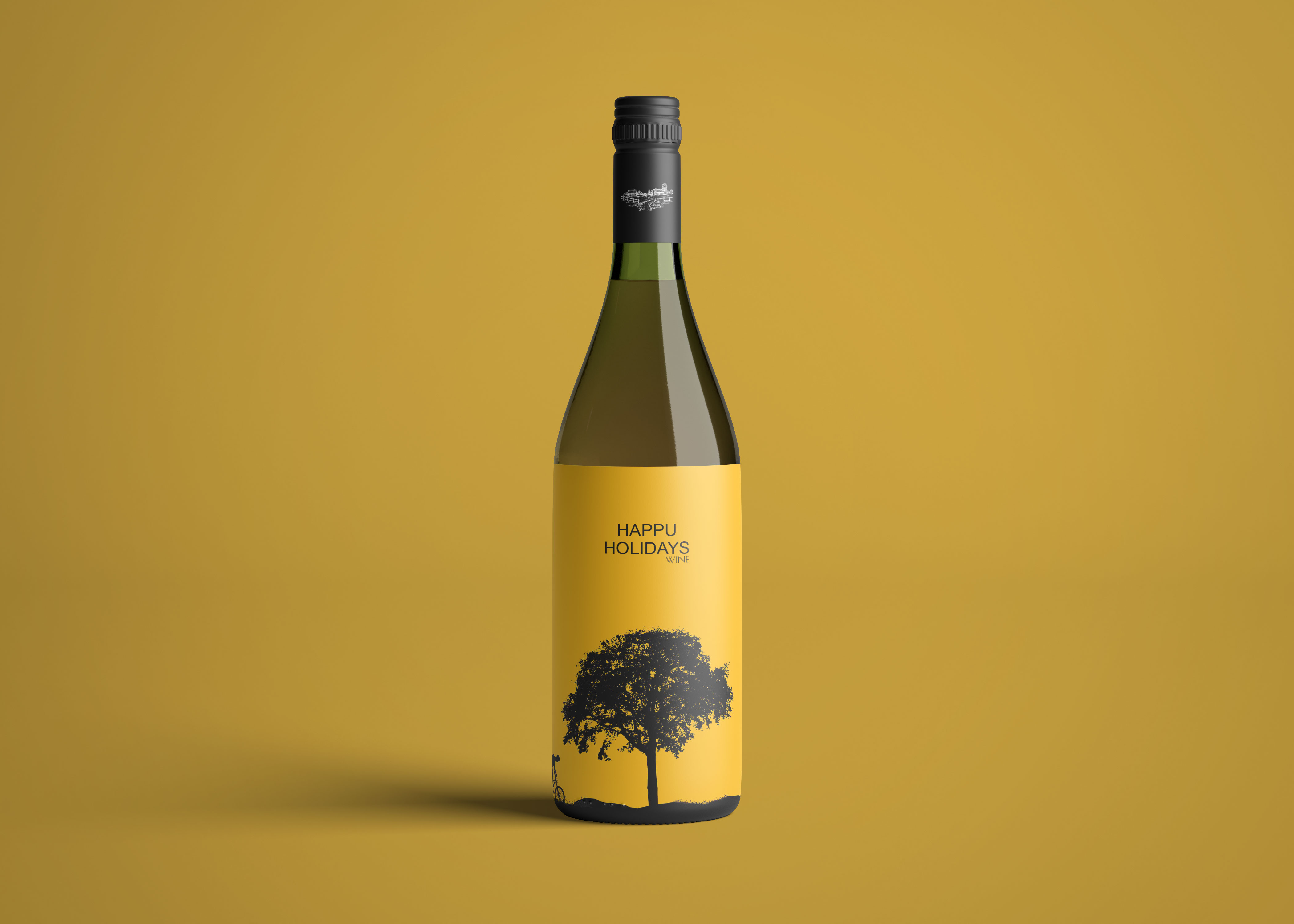 Download Premium Wine Bottle Label Mockup 2019 PSD Mockup | Free Mockup