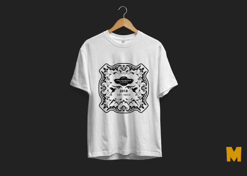Free Download T-shirt Design PSD Mockup