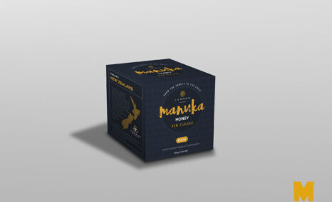 Free Honey Packaging Label Mockup
