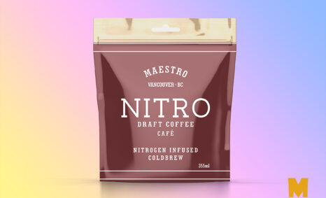 Free PSD Transparent Pouch Coffee Brew Mockup