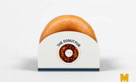 Free Single Donut Box Mockup