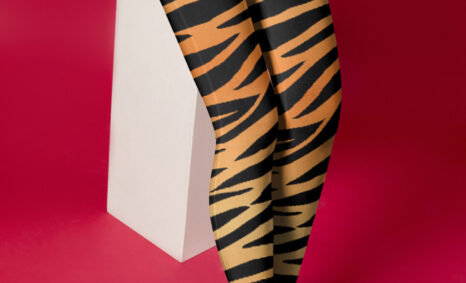 Free Leopard Skin Design Legging Mockup