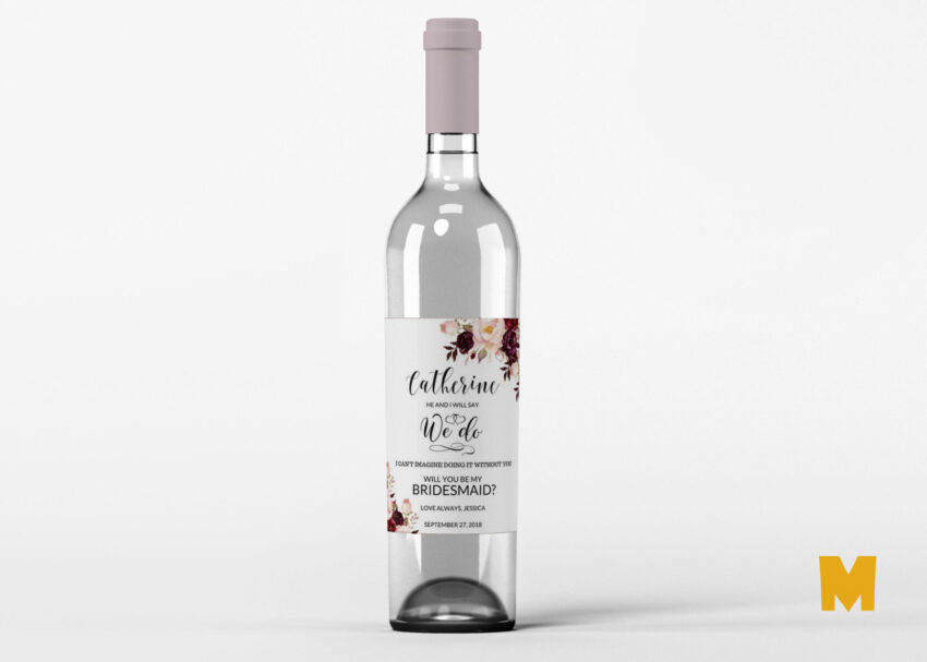 Download Free Vodka Bottle Mockup Free PSD Vodka Bottle Label Mockup