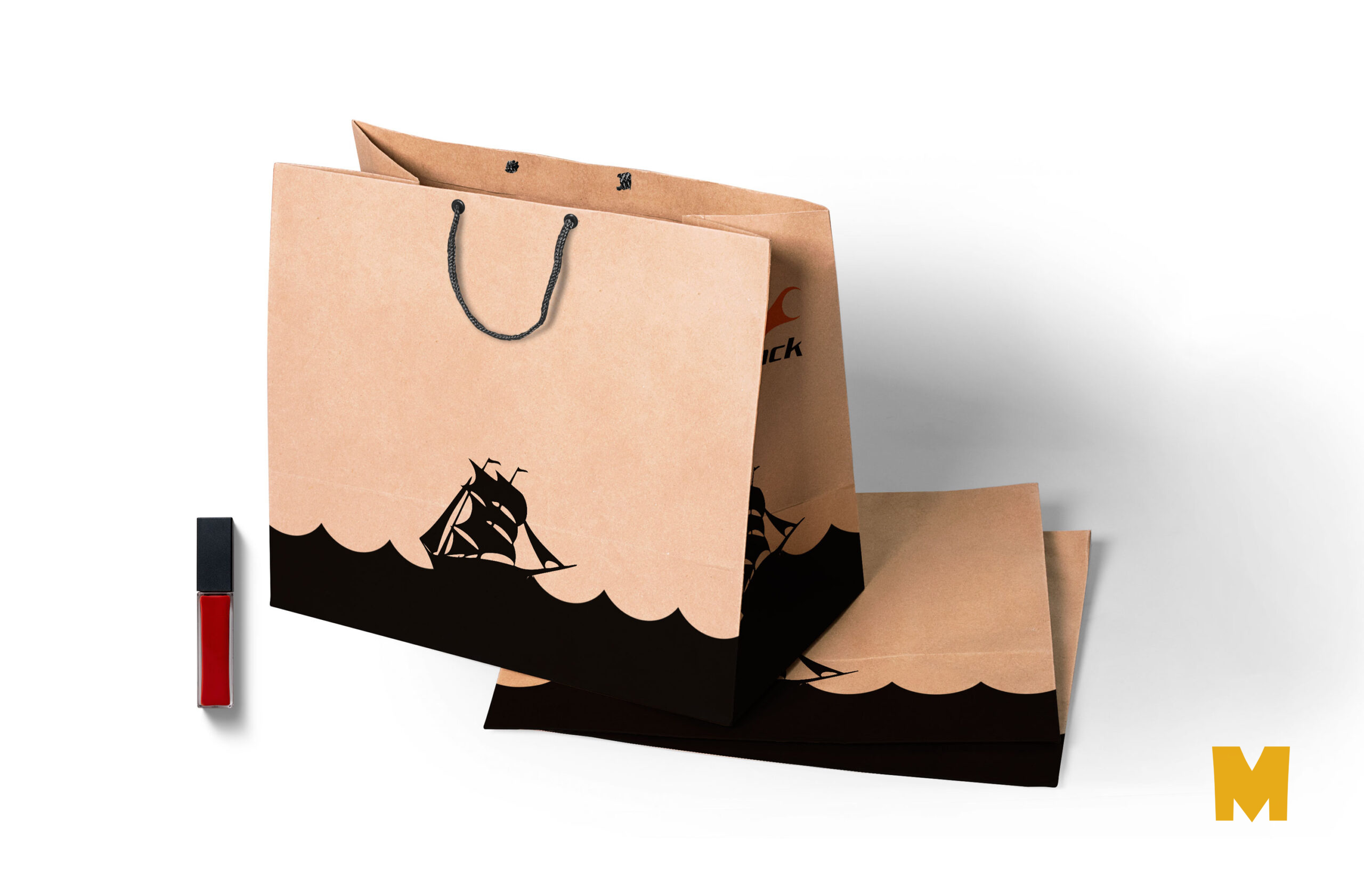 Free PSD Shopping Bag Design Mockup