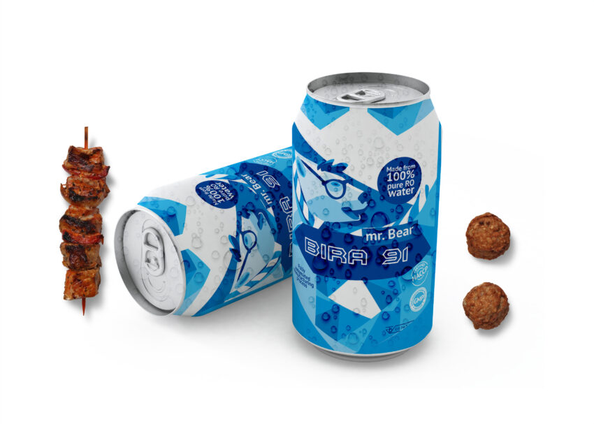 Download Ice Beer Can Label Mock-up