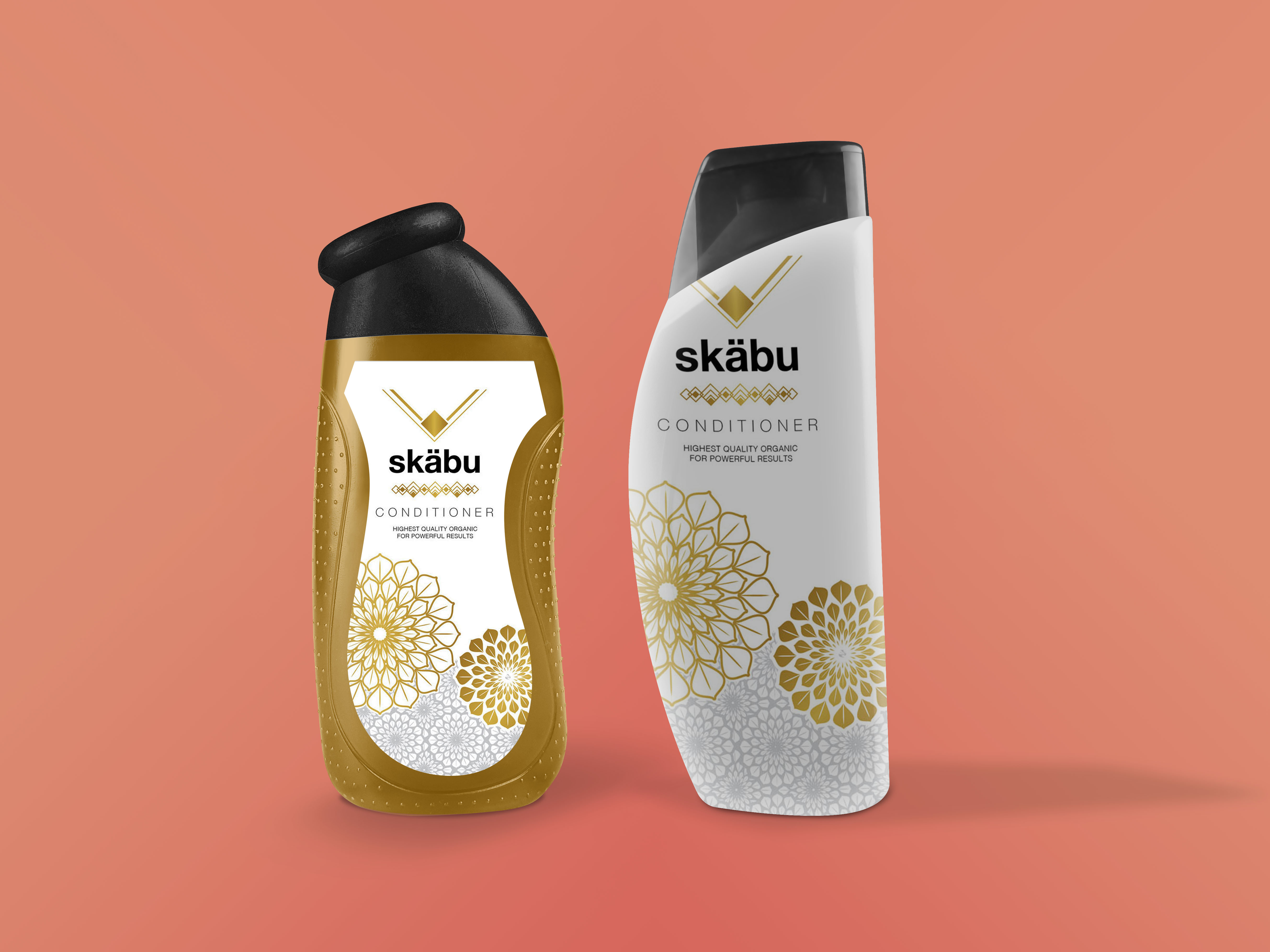 Download Beer Shampoo Bottle Label Mockup PSD Mockup Templates