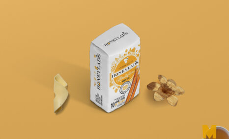 Free Honey Packaging Pouch Mock Up
