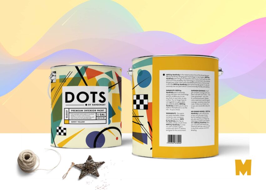 Metallic Paint Can PSD Mockup Metallic Paint Can Mockup