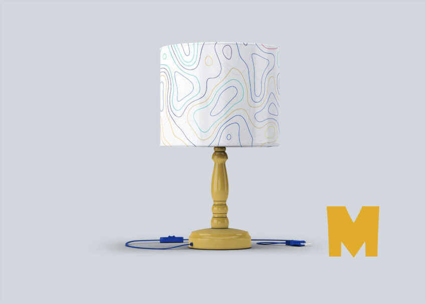 Night Room Table Lamp Mock-up