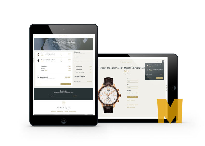 Tablet Website Design Mockup 2019