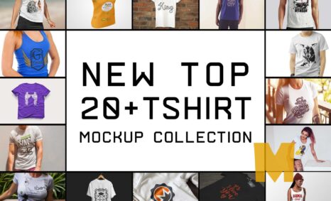 New Top 20+ Tshirt PSD Mockups