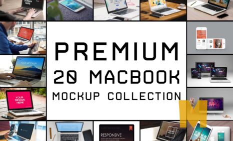 Top 20 Macbook Pro Mockup Collection