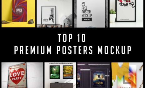 Top 10 Premium Posters Mockup