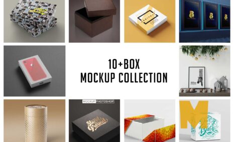 10+ Free Awesome Box Mockups