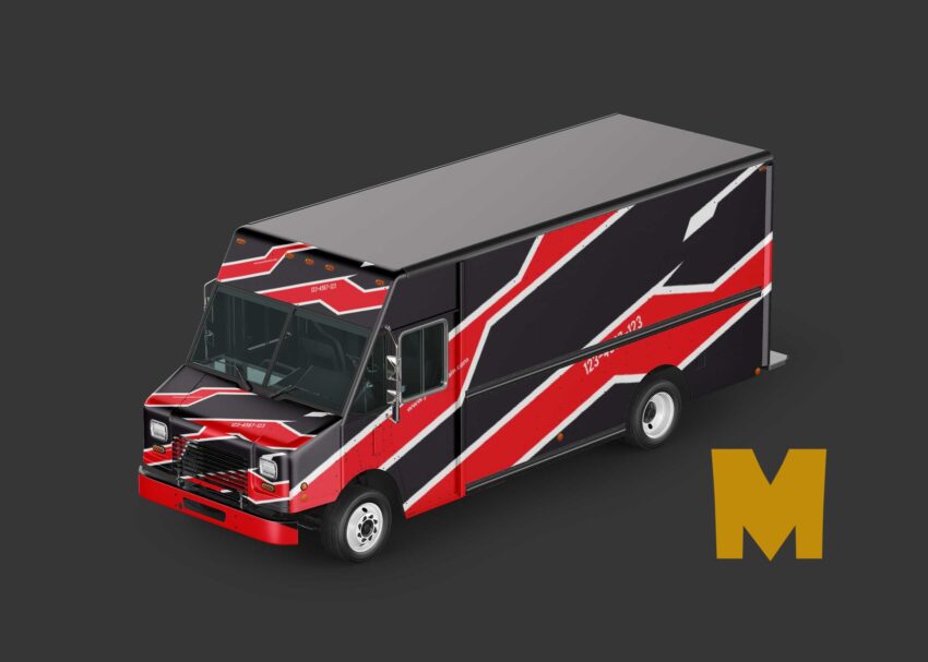 mini truck mockup free