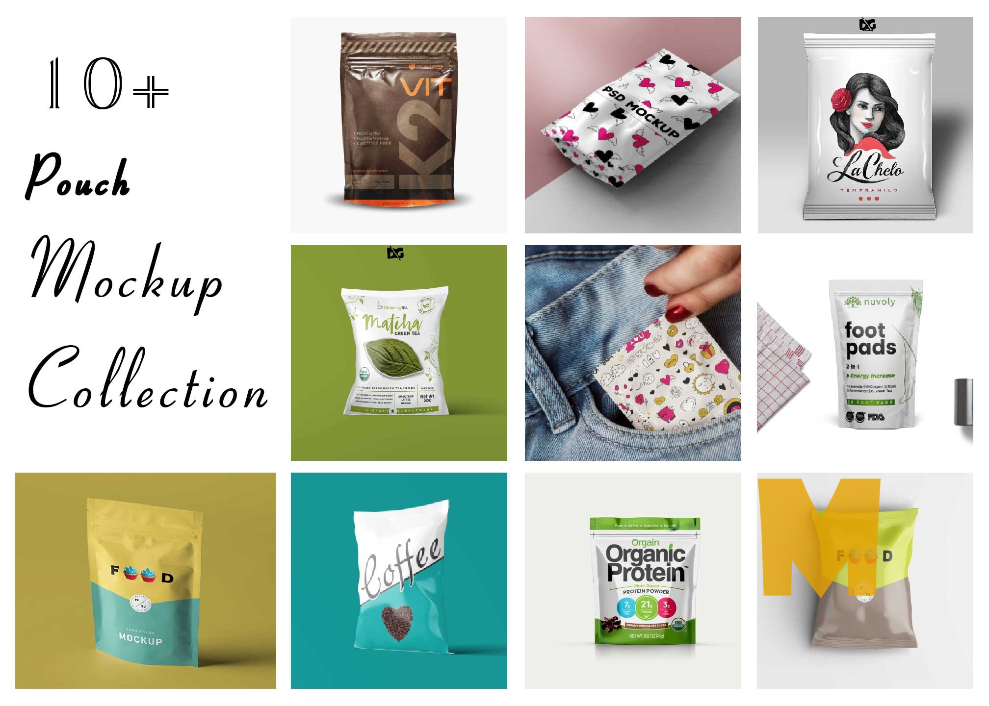 Download 10+ Free Pouch Label Mockup