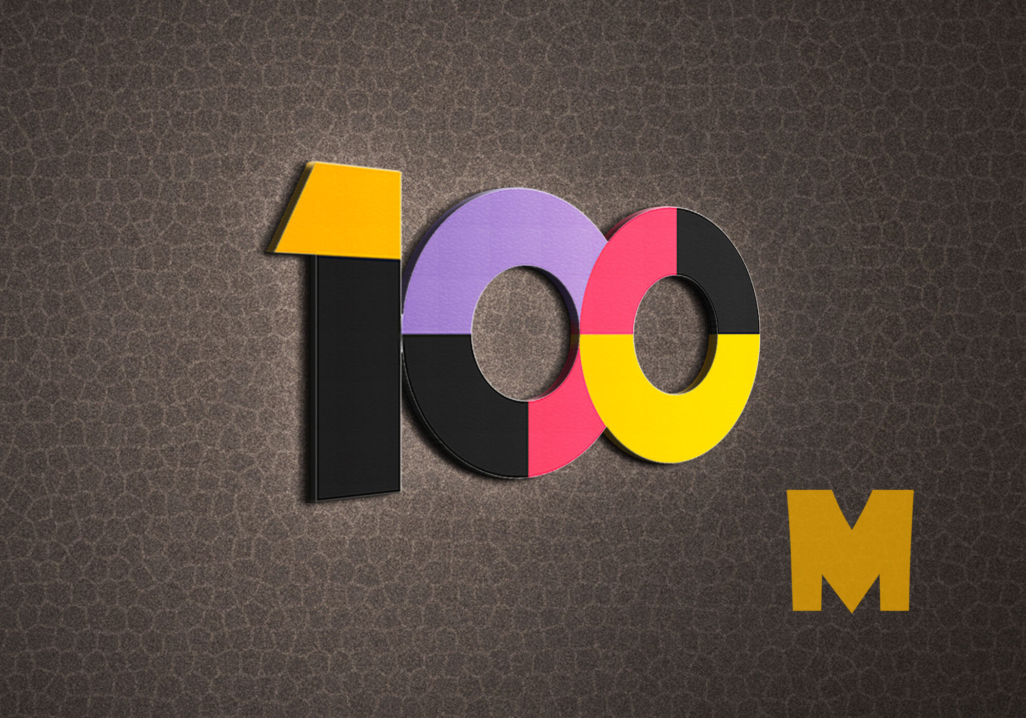 100 Logo Mockup