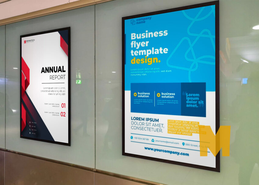 Free Lobby Poster Mockup Lobby Poster Mockup