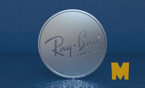 Free Cryptocurrency Coin Mockup