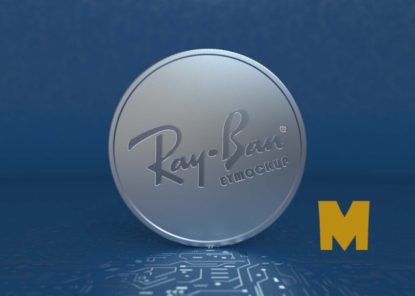 Free Cryptocurrency Coin Mockup